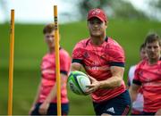24 September 2019; Tyler Bleyendaal of Munster during a Munster Rugby Squad Training session at University of Limerick in Limerick Photo by Matt Browne/Sportsfile