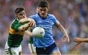 14 September 2019; Diarmuid Connolly of Dublin in action against Seán O'Shea of Kerry during the GAA Football All-Ireland Senior Championship Final Replay between Dublin and Kerry at Croke Park in Dublin. Photo by Piaras Ó Mídheach/Sportsfile