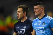 14 September 2019; Dublin performance nutritionist Daniel Davey with Brian Howard of Dublin after the GAA Football All-Ireland Senior Championship Final Replay between Dublin and Kerry at Croke Park in Dublin. Photo by Piaras Ó Mídheach/Sportsfile