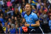 15 September 2019; Lauren Magee of Dublin ahead of the TG4 All-Ireland Ladies Football Senior Championship Final match between Dublin and Galway at Croke Park in Dublin. Photo by Ramsey Cardy/Sportsfile