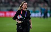20 September 2019; Rugby World Cup Match Manager Trish Drinan prior to the 2019 Rugby World Cup Pool A match between Japan and Russia at the Tokyo Stadium in Chofu, Japan. Photo by Brendan Moran/Sportsfile