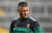 6 July 2019; Mayo manager Peter Leahy during the 2019 TG4 Connacht Ladies Senior Football Final replay between Galway and Mayo at the LIT Gaelic Grounds in Limerick. Photo by Brendan Moran/Sportsfile
