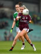 6 July 2019; Orla Murphy of Galway in action against Clodagh McManamon of Mayo during the 2019 TG4 Connacht Ladies Senior Football Final replay between Galway and Mayo at the LIT Gaelic Grounds in Limerick. Photo by Brendan Moran/Sportsfile