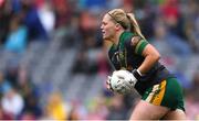 15 September 2019; Meath goalkeeper Monica McGuirk during the TG4 All-Ireland Ladies Football Intermediate Championship Final match between Meath and Tipperary at Croke Park in Dublin. Photo by Piaras Ó Mídheach/Sportsfile