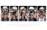 Dublin Captain Stephen Cluxton, Five in a row All-Ireland Senior Football Final Winner cup lifts, 2015, 2016, 2017, 2018 and 2019.