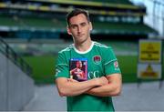 25 September 2019; Conor McCarthy of Cork City in attendance during the FIFA20 League of Ireland Cover Launch at the Aviva Stadium in Dublin. SSE Airtricity League FIFA 20 Club Packs are back.  Featuring the individual club crest of all 10 Premier Division teams, these exclusive sleeves will be available to download from https://www.ea.com/en-gb/games/fifa/fifa-20 when the game launches this Friday, 27th September! Photo by Stephen McCarthy/Sportsfile