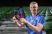 25 September 2019; Liam Scales of UCD in attendance during the FIFA20 League of Ireland Cover Launch at the Aviva Stadium in Dublin. SSE Airtricity League FIFA 20 Club Packs are back.  Featuring the individual club crest of all 10 Premier Division teams, these exclusive sleeves will be available to download from https://www.ea.com/en-gb/games/fifa/fifa-20 when the game launches this Friday, 27th September! Photo by Stephen McCarthy/Sportsfile