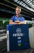 25 September 2019; Liam Scales of UCD in attendance during the FIFA20 League of Ireland Cover Launch at the Aviva Stadium in Dublin. SSE Airtricity League FIFA 20 Club Packs are back.  Featuring the individual club crest of all 10 Premier Division teams, these exclusive sleeves will be available to download from https://www.ea.com/en-gb/games/fifa/fifa-20 when the game launches this Friday, 27th September! Photo by Stephen McCarthy/Sportsfile