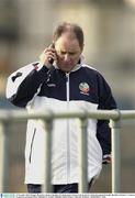 15 November 2003; Manager Brian Kerr during a Republic of Ireland squad training session in advance of the International Friendly, Republic of Ireland v Canada, to be played at Lansdowne Road. Malahide FC grounds, Malahide, Dublin. Picture credit; Ray McManus / SPORTSFILE *EDI*