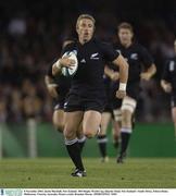 8 November 2003; Justin Marshall, New Zealand. 2003 Rugby World Cup, Quarter Final, New Zealand v South Africa, Telstra Dome, Melbourne, Victoria, Australia. Picture credit; Brendan Moran / SPORTSFILE *EDI*