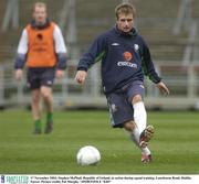17 November 2003; Stephen McPhail, Republic of Ireland, in action during squad training. Lansdowne Road, Dublin. Soccer. Picture credit; Pat Murphy / SPORTSFILE *EDI*
