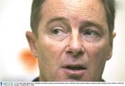 17 November 2003; Brian Kerr, Republic of Ireland manager, pictured during a press conference after squad training. Lansdowne Road, Dublin. Soccer. Picture credit; Pat Murphy / SPORTSFILE *EDI*