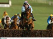 20 November 2003; Edredon Bleu, with Jim Culloty up, on their way to victory. Clonmel Oil Steeplechase, Clonmel Racecourse, Clonmel, Co. Tipperary. Picture credit; Matt Browne / SPORTSFILE *EDI*