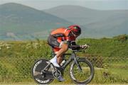 20 June 2012; Cathal Miller, Fixx Roulers, on his way to victory in the Para-Solo C1-C5 category at the National Time-Trial Championships. Carlingford, Co. Louth. Picture credit: Stephen McMahon / SPORTSFILE