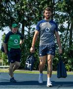 26 September 2019; Jean Kleyn arrives for Ireland Rugby squad training at the Yumeria Sports Grounds in Iwata, Shizuoka Prefecture, Japan. Photo by Brendan Moran/Sportsfile