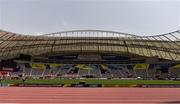 26 September 2019; A general view of the Khalifa International Stadium ahead of the World Athletics Championships 2019 in Doha, Qatar. Photo by Sam Barnes/Sportsfile