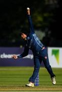 19 September 2019; Hamza Tahir of Scotland during the T20 International Tri Series match between Scotland and Netherlands at Malahide Cricket Club in Dublin. Photo by Harry Murphy/Sportsfile