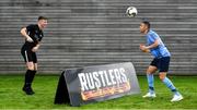 26 September 2019; Daniel Grant of Maynooth University, left, and Yousef Mahdy of UCD in attendance during the RUSTLERS Third Level Football Launch at Campus Conference Centre, in FAI HQ, Dublin. Photo by David Fitzgerald/Sportsfile