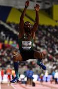 27 September 2019; Yahya Berrabah of Morocco competing in the Men's Long Jump during day one of the World Athletics Championships 2019 at the Khalifa International Stadium in Doha, Qatar. Photo by Sam Barnes/Sportsfile