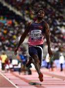 27 September 2019; Tyrone Smith of Bermuda competing in the Men's Long Jump during day one of the World Athletics Championships 2019 at the Khalifa International Stadium in Doha, Qatar. Photo by Sam Barnes/Sportsfile