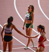 27 September 2019; Michelle Finn of Ireland after competing in the Women's 3000m Steeple Chase during day one of the World Athletics Championships 2019 at the Khalifa International Stadium in Doha, Qatar. Photo by Sam Barnes/Sportsfile