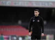 27 September 2019; Injured Bohemians player Dinny Corcoran prior to the Extra.ie FAI Cup Semi-Final match between Bohemians and Shamrock Rovers at Dalymount Park in Dublin. Photo by Seb Daly/Sportsfile