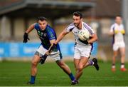 27 September 2019; Shane Horan of Kilmacud Crokes in action against Pearse Gibney of St Sylvester’s during the Dublin County Senior Club Football Championship Group 1 match between Kilmacud Crokes and St Sylvester’s at Parnell Park in Dublin. Photo by Harry Murphy/Sportsfile