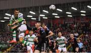 27 September 2019; Graham Burke of Shamrock Rovers scores his side's first goal during the Extra.ie FAI Cup Semi-Final match between Bohemians and Shamrock Rovers at Dalymount Park in Dublin. Photo by Stephen McCarthy/Sportsfile