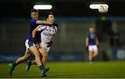 27 September 2019; Darragh Jones of Kilmacud Crokes in action against Andrew Cunningham of St Sylvester’s during the Dublin County Senior Club Football Championship Group 1 match between Kilmacud Crokes and St Sylvester’s at Parnell Park in Dublin. Photo by Harry Murphy/Sportsfile