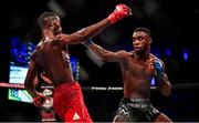 27 September 2019; Dominique Wooding, right, in action against Frans Mlambo during their bantamweight bout at Bellator Dublin in the 3Arena, Dublin. Photo by David Fitzgerald/Sportsfile