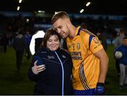 27 September 2019; Jonny Cooper of Na Fianna takes a selfie with a fan following the Dublin County Senior Club Football Championship Group 1 match between Na Fianna and Ballymun Kickhams at Parnell Park in Dublin. Photo by Harry Murphy/Sportsfile