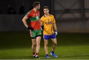 27 September 2019; Dean Rock of Ballymun Kickhams and Eoin Murchan of Na Fianna shake hands following the Dublin County Senior Club Football Championship Group 1 match between Na Fianna and Ballymun Kickhams at Parnell Park in Dublin. Photo by Harry Murphy/Sportsfile