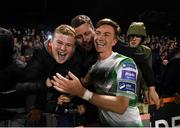 27 September 2019; Ronan Finn of Shamrock Rovers celebrates following the Extra.ie FAI Cup Semi-Final match between Bohemians and Shamrock Rovers at Dalymount Park in Dublin. Photo by Stephen McCarthy/Sportsfile