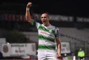 27 September 2019; Aaron McEneff of Shamrock Rovers celebrates following the Extra.ie FAI Cup Semi-Final match between Bohemians and Shamrock Rovers at Dalymount Park in Dublin. Photo by Stephen McCarthy/Sportsfile
