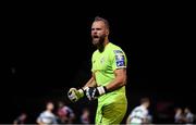 27 September 2019; Alan Mannus of Shamrock Rovers celebrates following the Extra.ie FAI Cup Semi-Final match between Bohemians and Shamrock Rovers at Dalymount Park in Dublin. Photo by Stephen McCarthy/Sportsfile