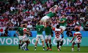 28 September 2019; James Ryan of Ireland claims a restart during the 2019 Rugby World Cup Pool A match between Japan and Ireland at the Shizuoka Stadium Ecopa in Fukuroi, Shizuoka Prefecture, Japan. Photo by Brendan Moran/Sportsfile