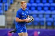 28 September 2019; Gavin Mullin of Leinster on his way to scoring his side's second try during The Celtic Cup Round 6 match between Leinster and Dragons at Energia Park in Donnybrook, Dublin. Photo by Piaras Ó Mídheach/Sportsfile