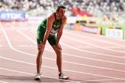 28 September 2019; Thomas Barr of Ireland after finishing fourth in the Men's 400m Hurdles Semi-Finals during day two of the World Athletics Championships 2019 at Khalifa International Stadium in Doha, Qatar. Photo by Sam Barnes/Sportsfile