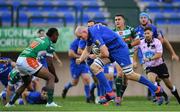 28 September 2019; Devin Toner of Leinster in action against Ratuva Tavuyara of Benetton during the Guinness PRO14 Round 1 match between Benetton and Leinster at Stadio Monigo in Treviso, Italy. Photo by Ramsey Cardy/Sportsfile