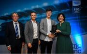 28 September 2019; Pictured is Cork Minor Footballer, Conor Corbett, named 2019 Minor Footballer of the Year at the 2019 Electric Ireland GAA Minor Star Awards as voted for by an expert panel of GAA legends including Karl Lacey and Tomás Quinn. The Electric Ireland GAA Minor Star Awards create a major moment for Minor players, showcasing the outstanding achievements of individual performers throughout the Championship season. The awards also recognise the effort of those who support them day in and day out, from their coaches to parents, clubs and communities. #GAAThisIsMajor. Photo by David Fitzgerald/Sportsfile