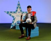 28 September 2019; Pictured is Cork Minor Footballer, Conor Corbett, named 2019 Minor Footballer of the Year at the 2019 Electric Ireland GAA Minor Star Awards as voted for by an expert panel of GAA legends including Karl Lacey and Tomás Quinn. The Electric Ireland GAA Minor Star Awards create a major moment for Minor players, showcasing the outstanding achievements of individual performers throughout the Championship season. The awards also recognise the effort of those who support them day in and day out, from their coaches to parents, clubs and communities. #GAAThisIsMajor Photo by Seb Daly/Sportsfile