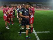 28 September 2019; Jarrad Butler of Connacht dejected following the Guinness PRO14 Round 1 match between Scarlets and Connacht at Parc y Scarlets in Llanelli, Wales. Photo by Chris Fairweather/Sportsfile