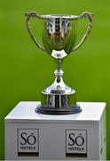 29 September 2019; A view of the trophy prior to the Só Hotels U17 Women’s National League Cup Final match between Galway WFC and Peamount United at Eamonn Deacy Park in Galway. Photo by Seb Daly/Sportsfile