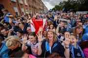 29 September 2019; A general view of the crowd in attendance at the Dublin Senior Football teams homecoming at Merrion Square in Dublin. Photo by David Fitzgerald/Sportsfile