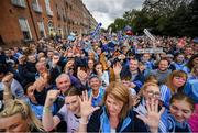 29 September 2019; A general view of the crowd in attendance at the Dublin Senior Football teams homecoming at Merrion Square in Dublin. Photo by David Fitzgerald/Sportsfile