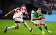 28 September 2019; Keith Earls of Ireland in action against Michael Leitch of Japan during the 2019 Rugby World Cup Pool A match between Japan and Ireland at the Shizuoka Stadium Ecopa in Fukuroi, Shizuoka Prefecture, Japan. Photo by Brendan Moran/Sportsfile
