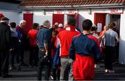 29 September 2019; Supporters queue to enter The Showgrounds prior to the Extra.ie FAI Cup Semi-Final match between Sligo Rovers and Dundalk at The Showgrounds in Sligo. Photo by Stephen McCarthy/Sportsfile