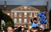 29 September 2019; A Dublin supporter during the Dublin Senior Football teams homecoming at Merrion Square in Dublin. Photo by David Fitzgerald/Sportsfile