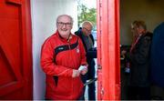 29 September 2019; A Sligo Rovers supporter arrives prior to the Extra.ie FAI Cup Semi-Final match between Sligo Rovers and Dundalk at The Showgrounds in Sligo. Photo by Stephen McCarthy/Sportsfile