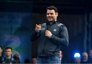 29 September 2019; Kevin McManamon singing during the Dublin Senior Football teams homecoming at Merrion Square in Dublin. Photo by David Fitzgerald/Sportsfile